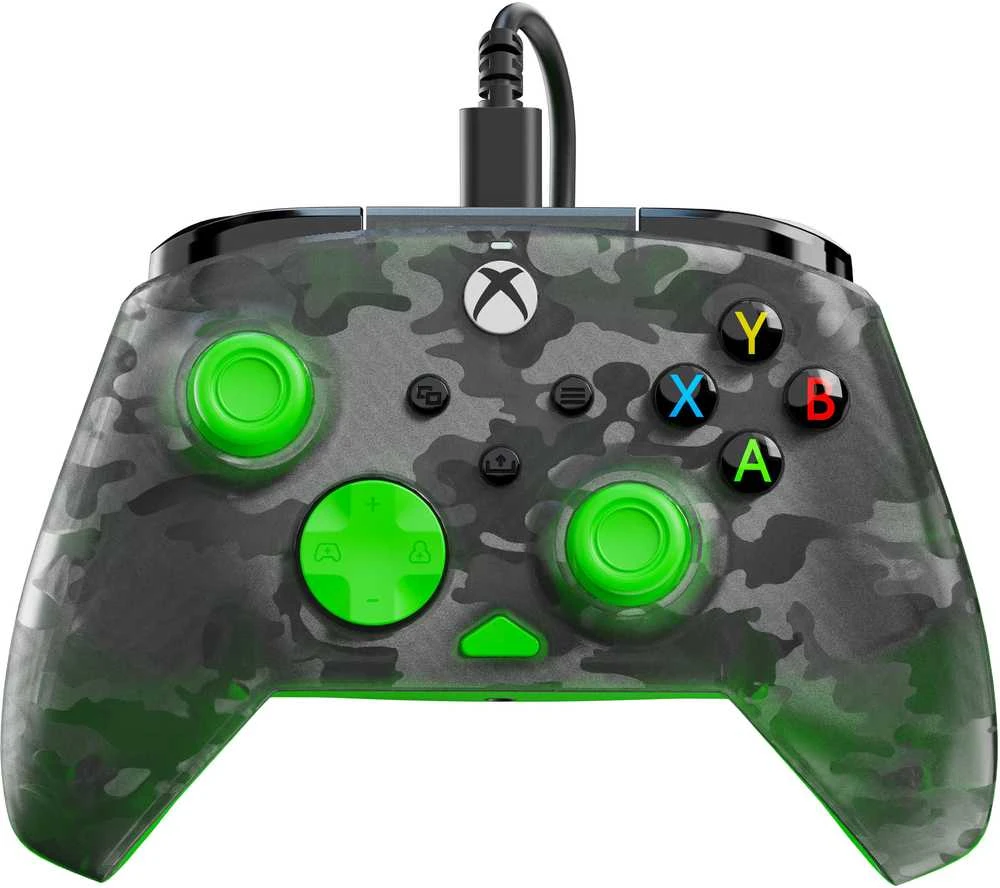 Turtle Beach Rematch Core Laidinis Žaidimų Pultelis | Ghost Camo Juoda/Žalia | XBOX