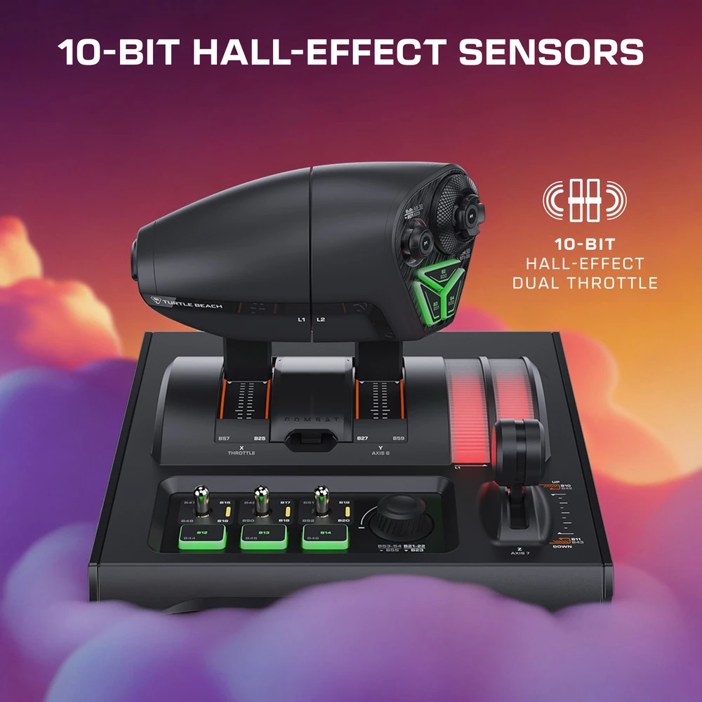 Turtle Beach VelocityOne dvigubas droselis kelioms platformoms