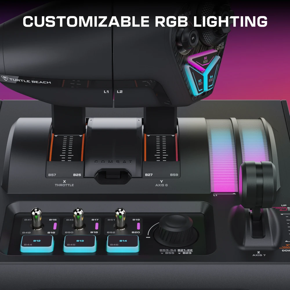 Turtle Beach VelocityOne Flightstick II valdymo sistemos dvigubas akceleratorius | PC, XBOX