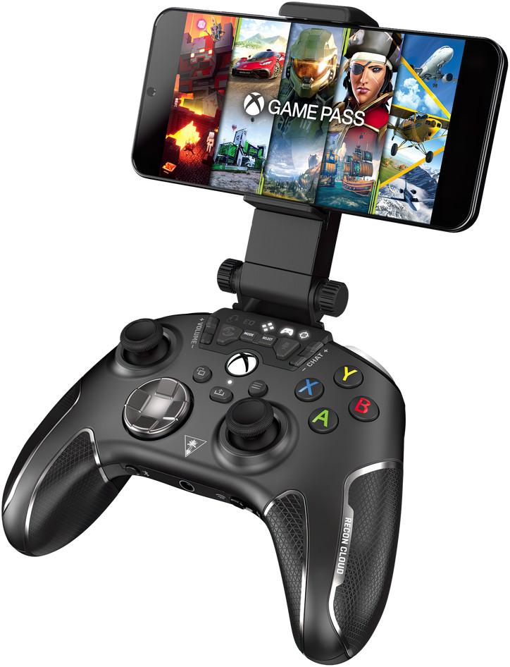 Turtle Beach žaidimų pultas Recon Cloud/ Wired Game Controller with Bluetooth for Xbox Series X|S, Xbox One, Windows, Android Mobile Devices/Juodos spalvos aprašymas - Prekės nuotrauka