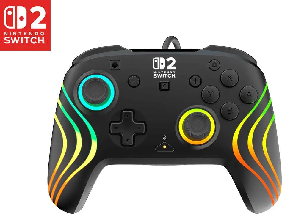 Turtle Beach Afterglow Wave laidinis žaidimų pultelis | Juodas | Switch 2