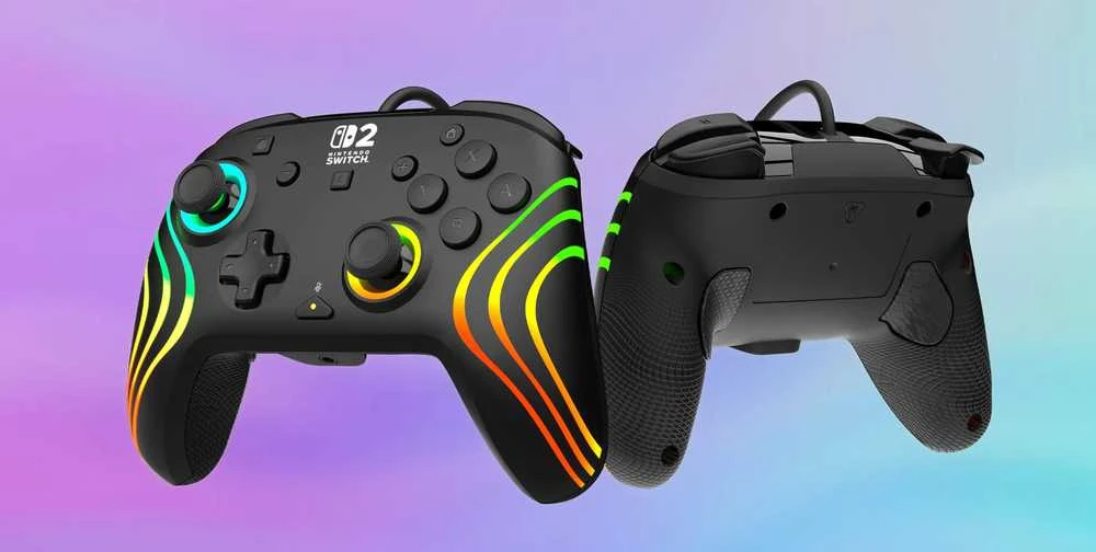 Turtle Beach Afterglow Wave laidinis žaidimų pultelis | Juodas | Switch 2