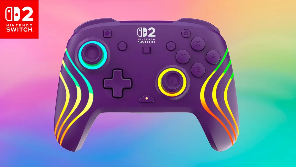Turtle Beach Afterglow Wave belaidis žaidimų pultelis | Violetinė | Switch 2