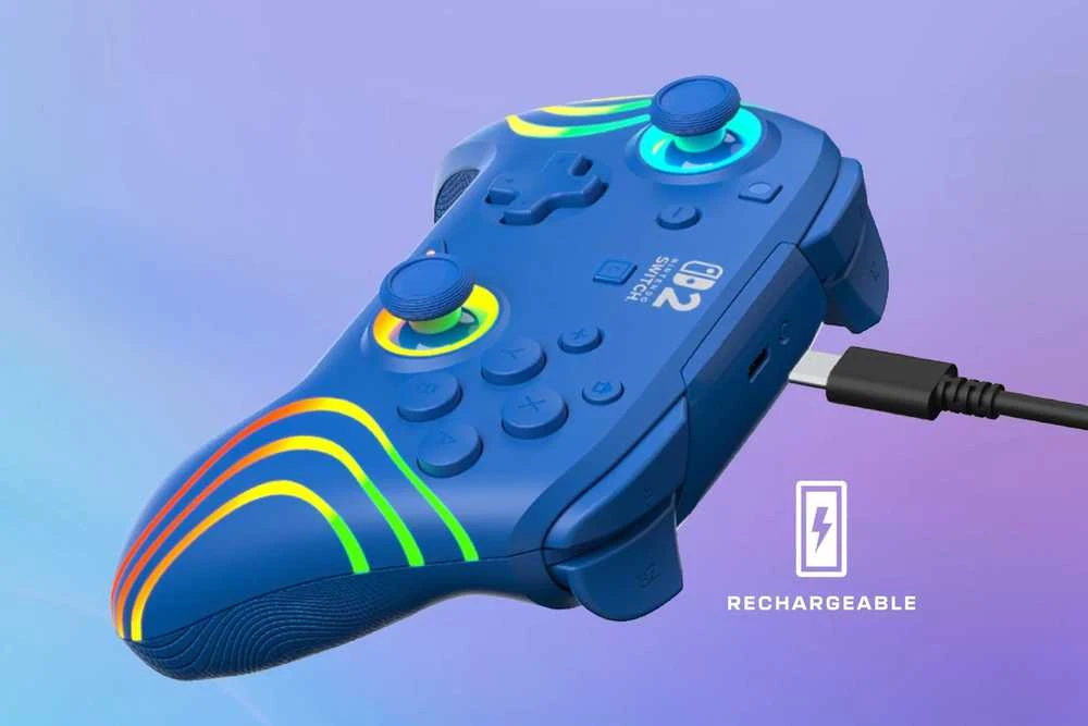 Turtle Beach Afterglow Wave belaidis žaidimų pultelis | Mėlynas | Switch 2