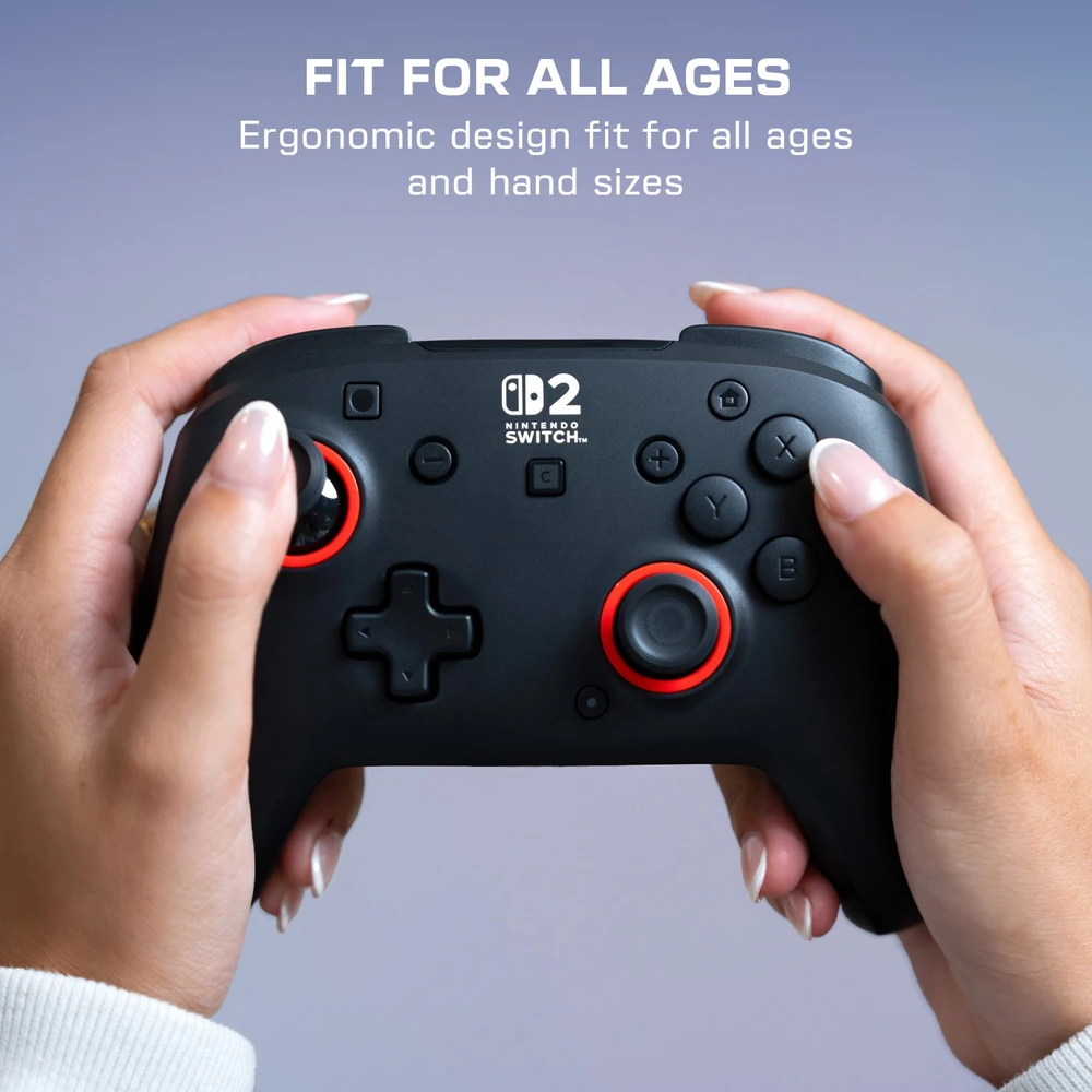 Turtle Beach wireless controller Rematch Nintendo Switch 2, juodas
