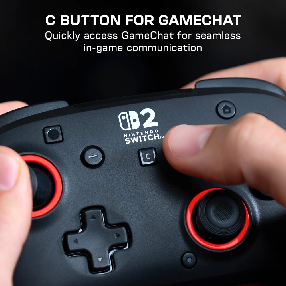 Turtle Beach wireless controller Rematch Nintendo Switch 2, juodas