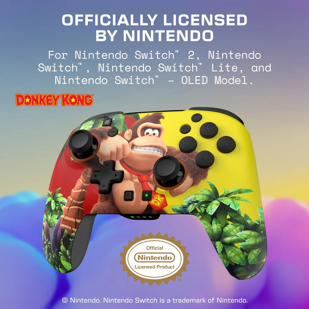 Turtle Beach wireless controller Rematch Nintendo Switch 2, Donkey Kong Jungle