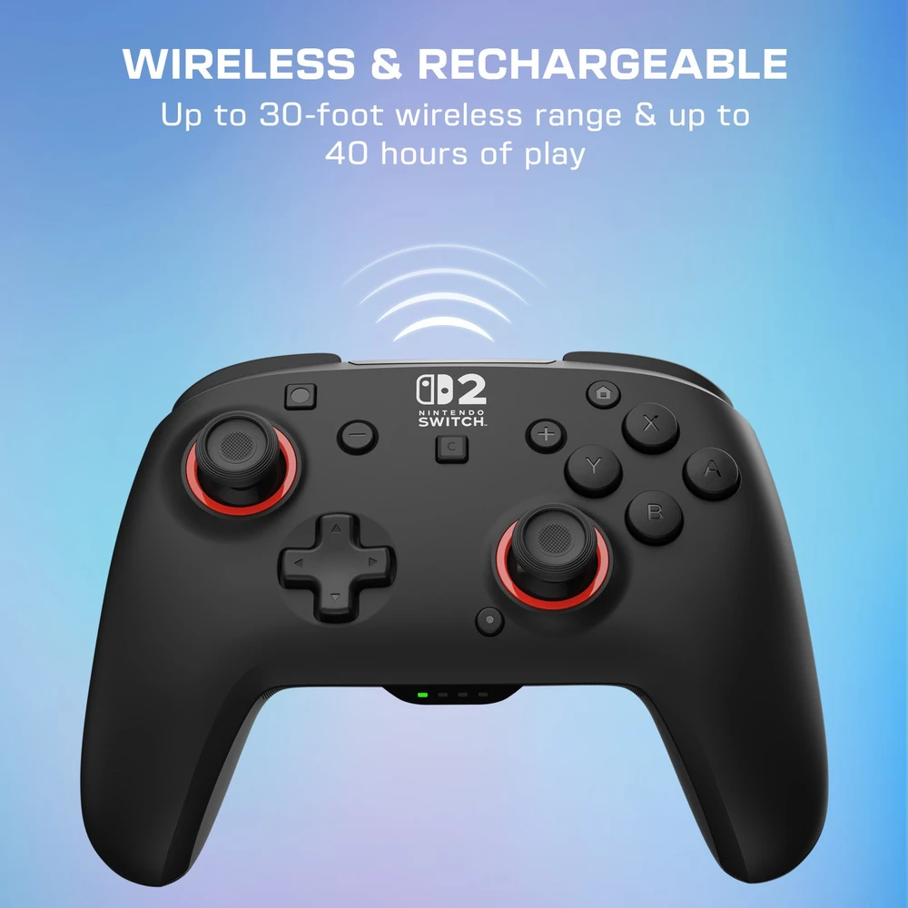 Turtle Beach wireless controller Rematch Nintendo Switch 2, juodas