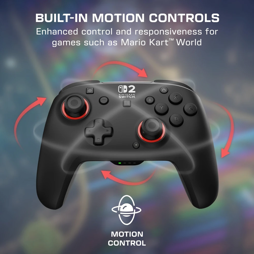 Turtle Beach wireless controller Rematch Nintendo Switch 2, juodas