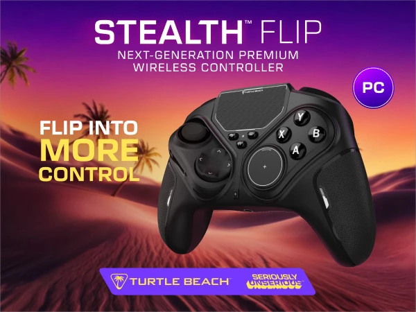 Turtle Beach wireless controller Stealth Flip PC