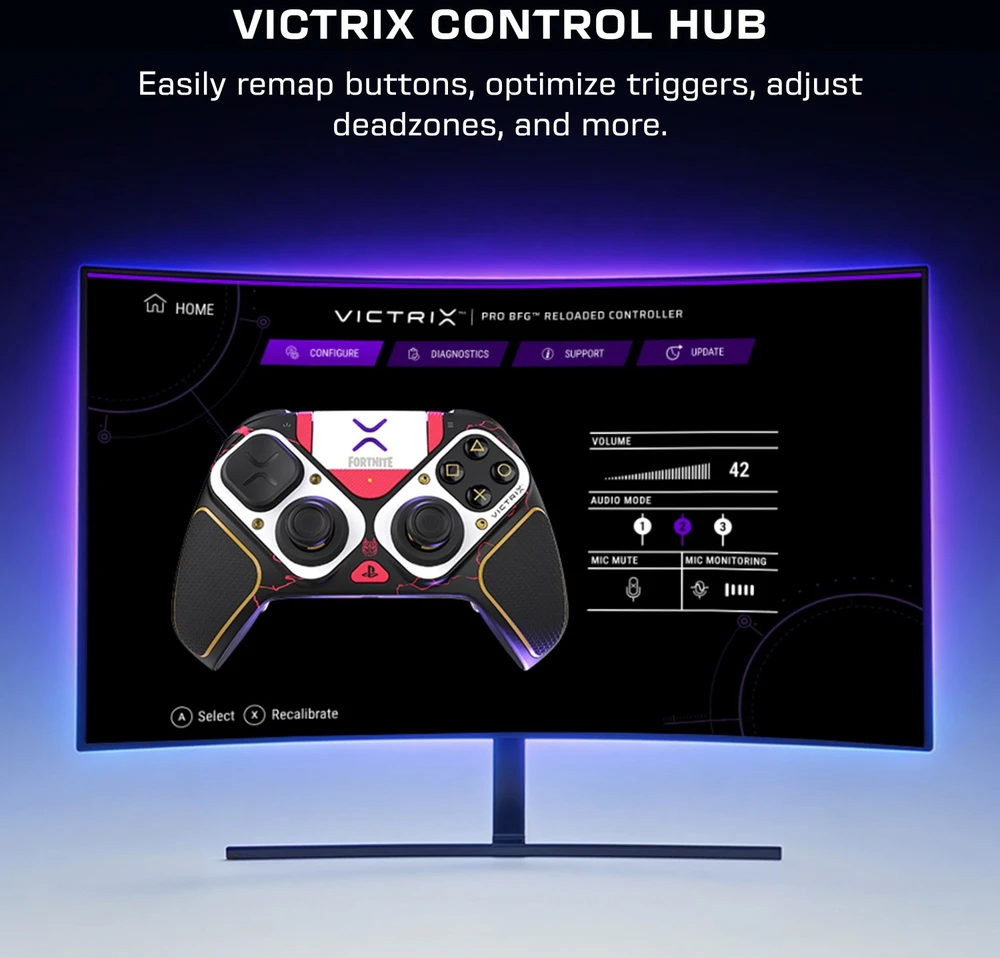 Turtle Beach wireless controller Victrix Pro BFG Reloaded PlayStation Fortnite Drift