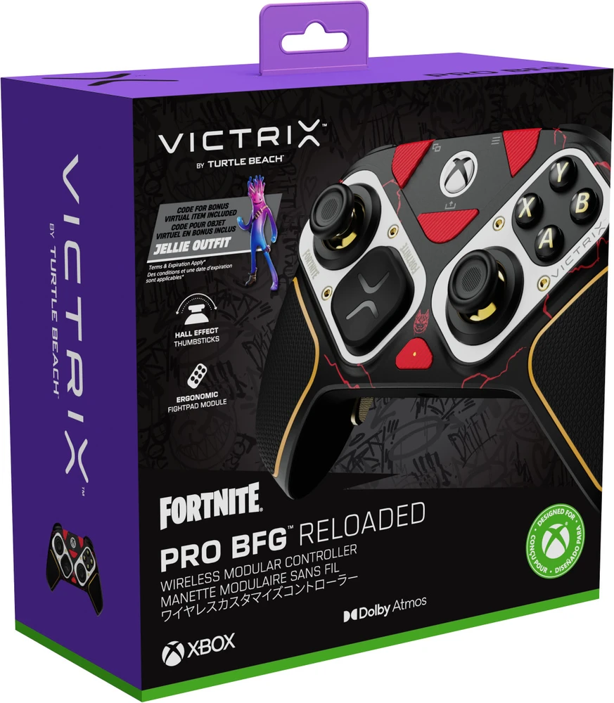 Turtle Beach wireless controller Victrix Pro BFG Reloaded XBOX Fortnite Drift