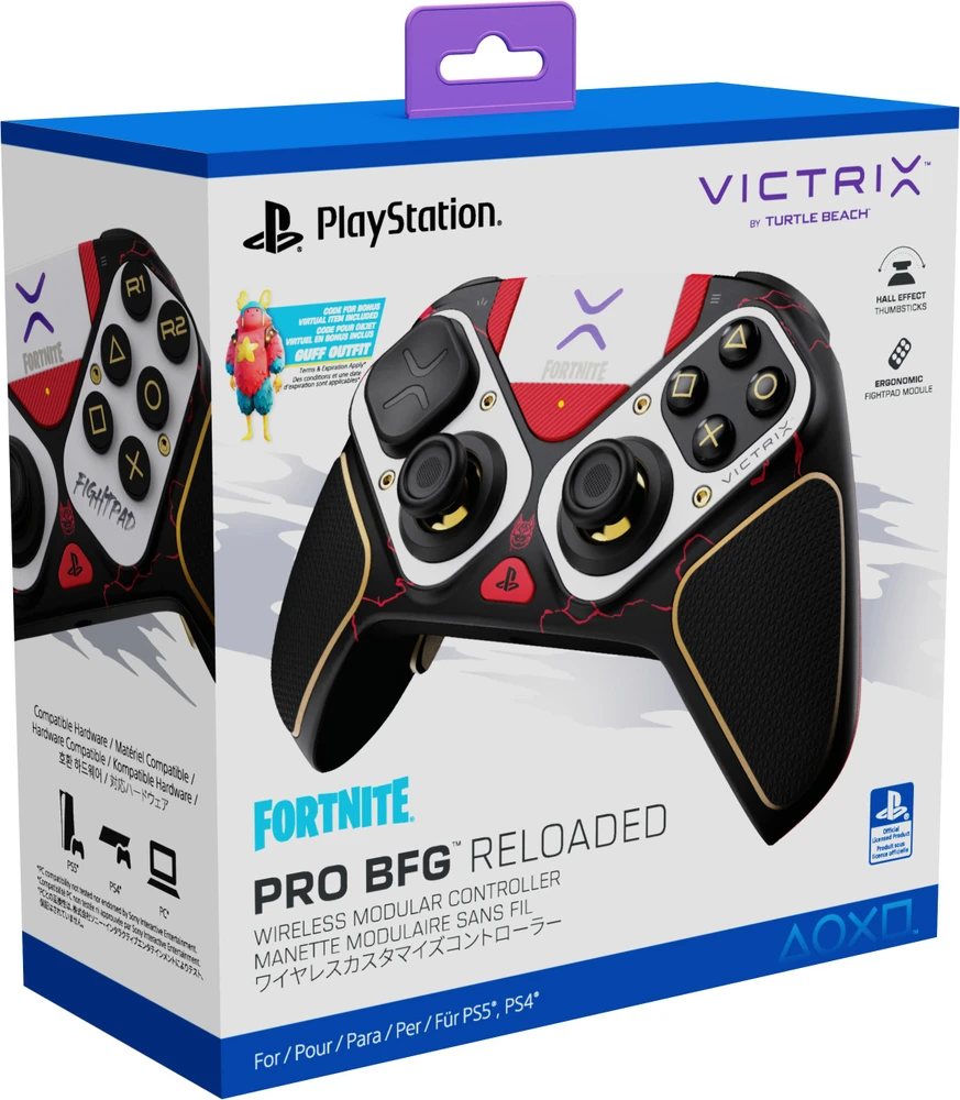 Turtle Beach wireless controller Victrix Pro BFG Reloaded PlayStation Fortnite Drift