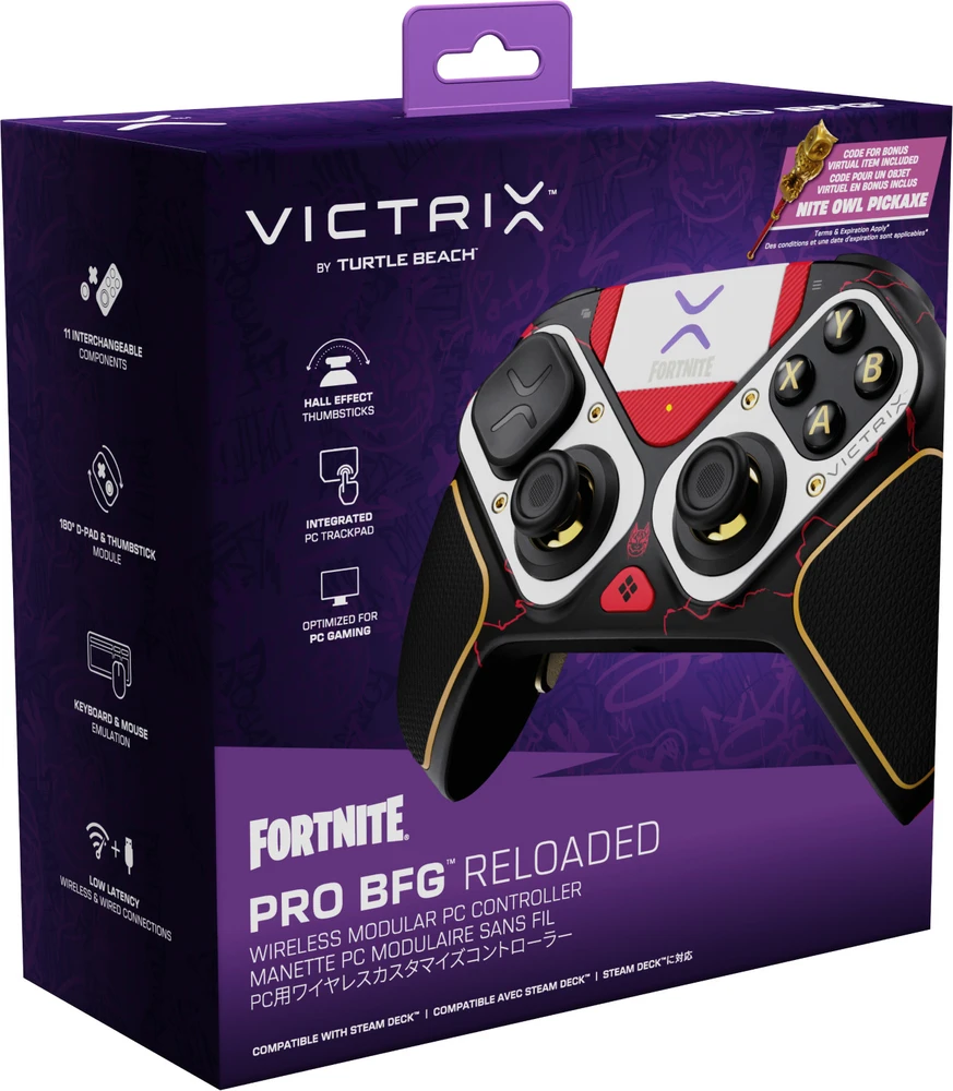 Turtle Beach wireless controller Victrix Pro BFG Reloaded PC Fortnite Drift