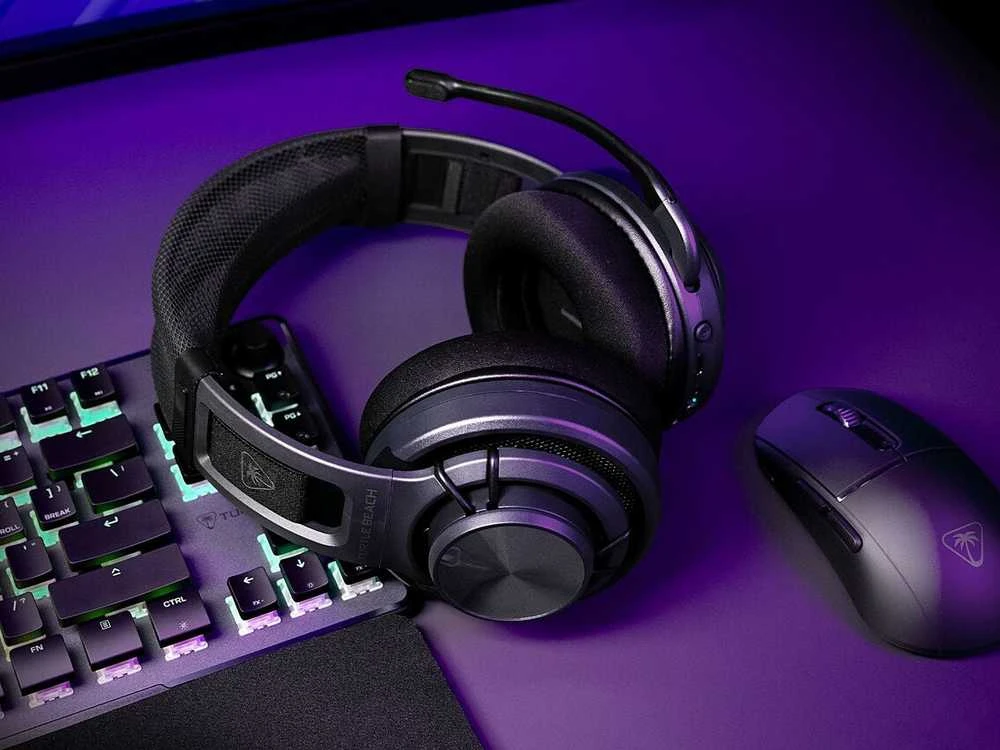 Turtle Beach Atlas Air (juodos) belaidės ausinės | Playstation, PC, Switch