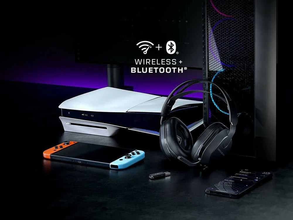 Turtle Beach Stealth 500 (Juodos) belaidės ausinės |PS5,PS4