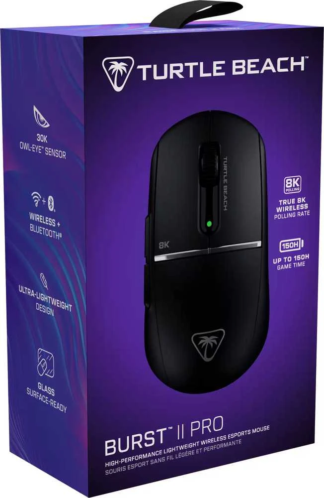 Turtle Beach Burst II Pro belaidė žaidimų pelė | Juoda