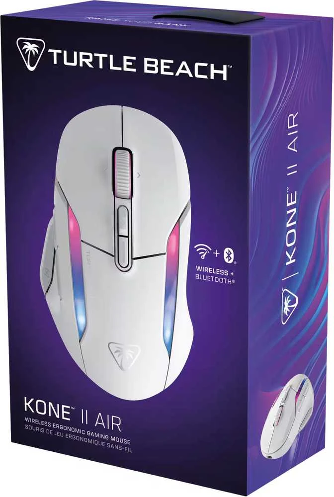 Turtle Beach Kone II Air Belaidė RGB Žaidimų Pelė | Balta