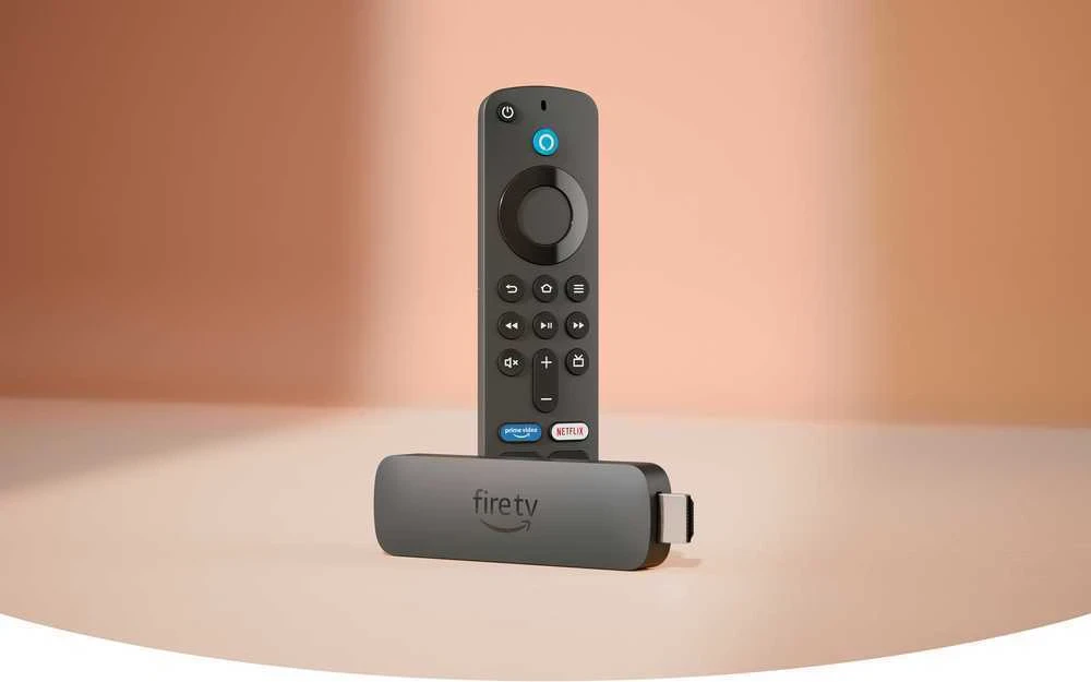 Vaizdo grotuvas „Amazon Fire TV Stick 4K Plus“ su „Wi-Fi 6“ palaikymu ir transliacija „Dolby Vision“ / „Atmos“ bei HDR10+ formatais