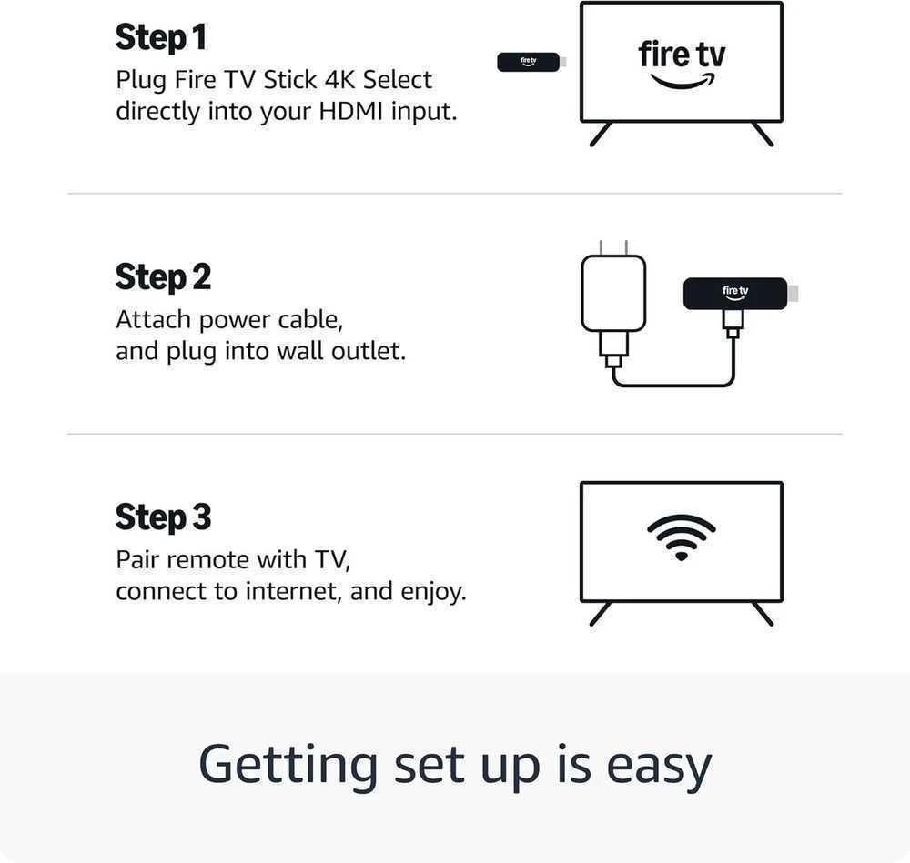 Vaizdo grotuvas Amazon Fire TV Stick 4K Select