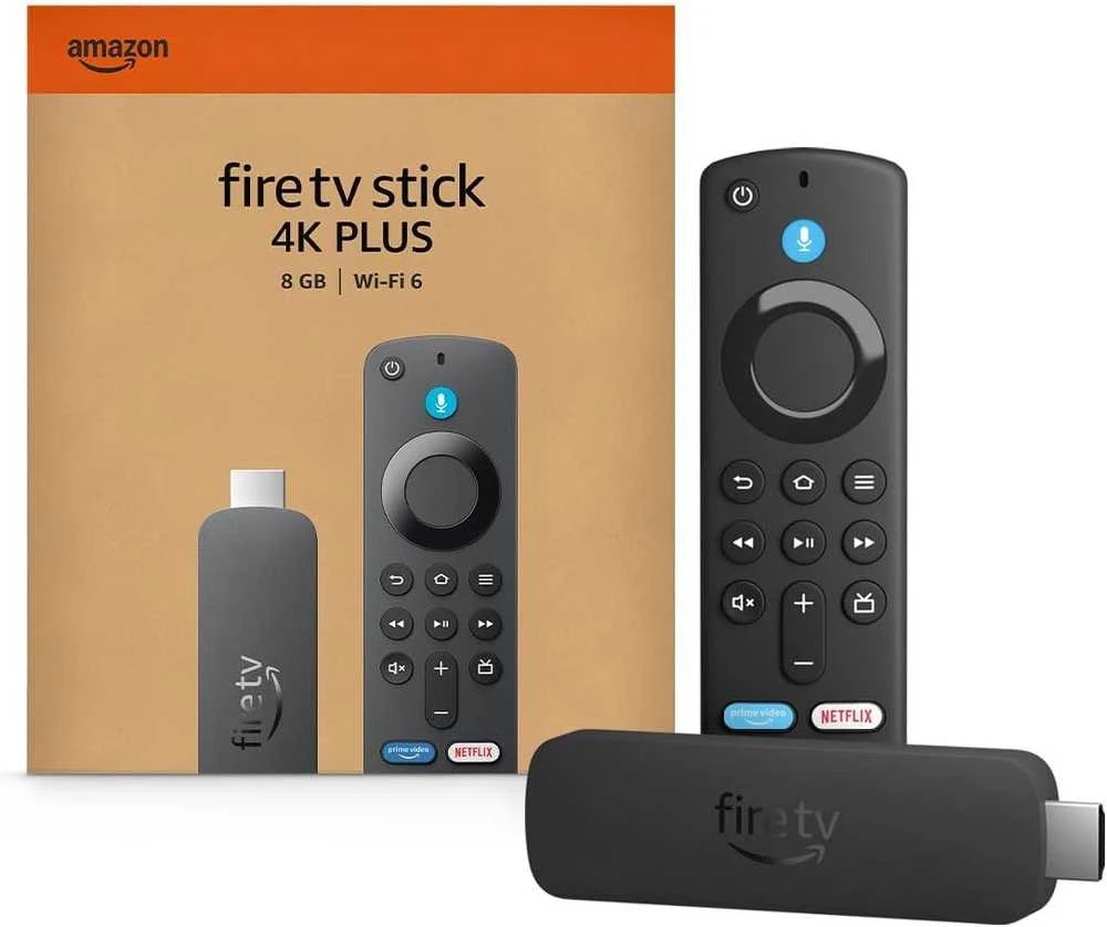 Vaizdo grotuvas „Amazon Fire TV Stick 4K Plus“ su „Wi-Fi 6“ palaikymu ir transliacija „Dolby Vision“ / „Atmos“ bei HDR10+ formatais