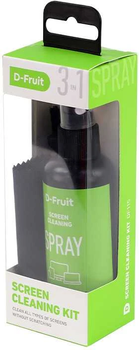 Valiklis D-Fruit ekrano valymo rinkinys DF115 100ml