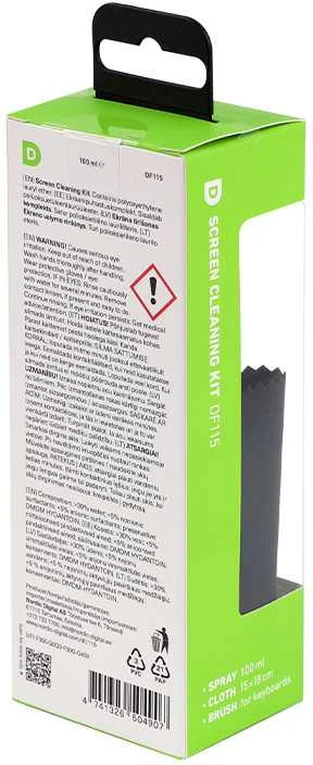 Valiklis D-Fruit ekrano valymo rinkinys DF115 100ml