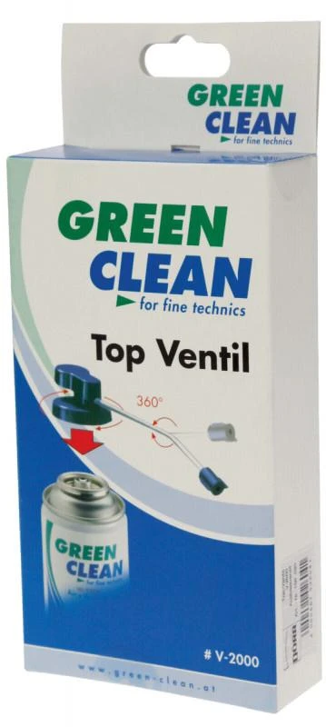 Valiklis Green Clean Žalias Clean Dujų baliono vožtuvas - Žalias švarus viršutinis vožtuvas su antgaliu
