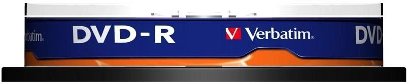 Verbatim DVD-R 4.7GB 16X 10pack AZO Matinis Sidabrinis cake box - 43523