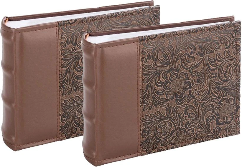 Nuotraukų rėmelis Victoria Collection Albumas B 10x15/100M Gėlė-4, ruda 2vnt