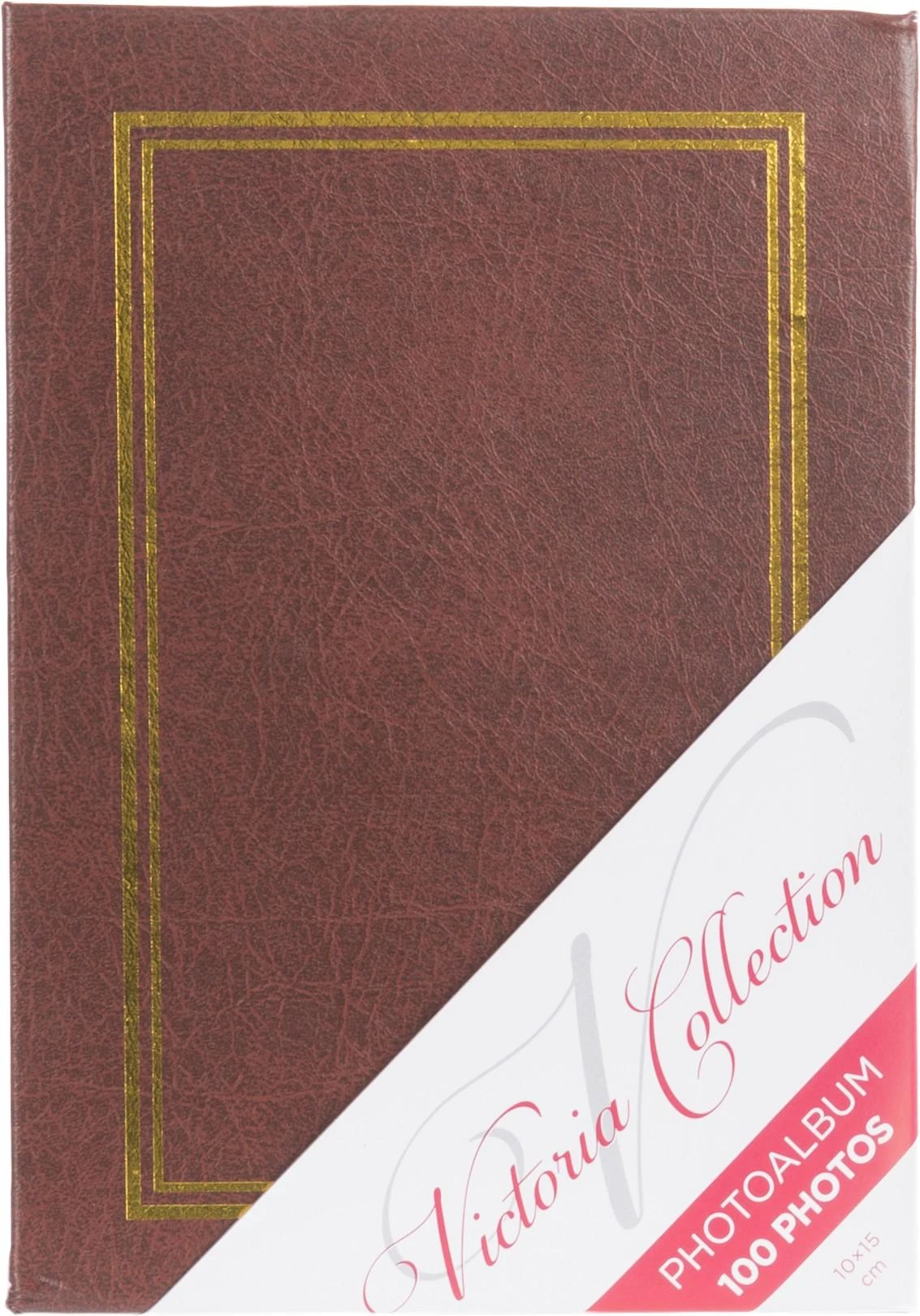 Nuotraukų rėmelis Victoria Collection Albumas MM 10x15/100 M Classic, ruda