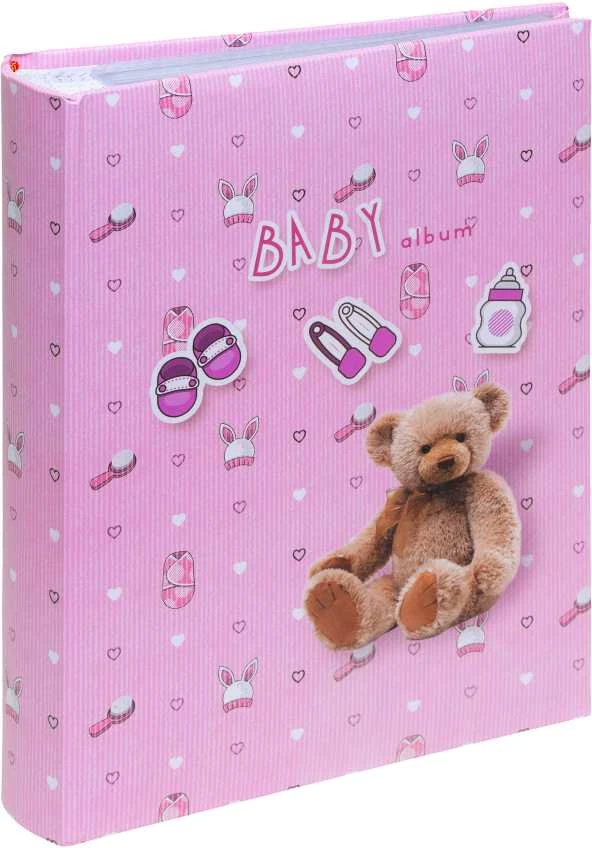 Nuotraukų rėmelis Victoria Collection Albumas B 10x15/200M Baby 3, rožinė