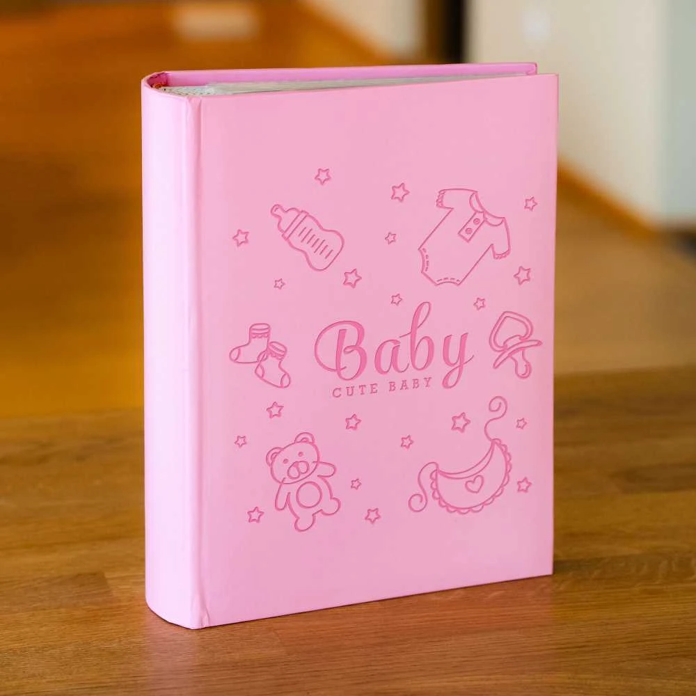 Nuotraukų rėmelis Victoria Collection Albumas B 10x15/300M-2 Baby 4, rožinė