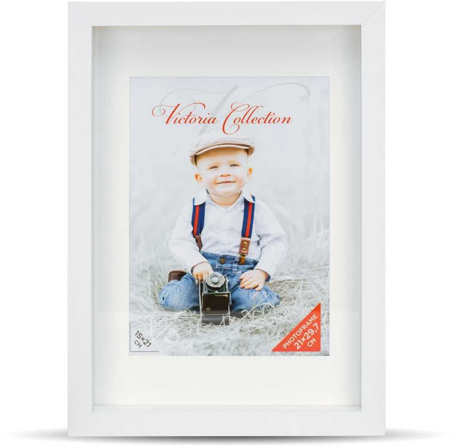 Victoria Collection Nuotraukų rėmelis 3D 21x29,7 baltas