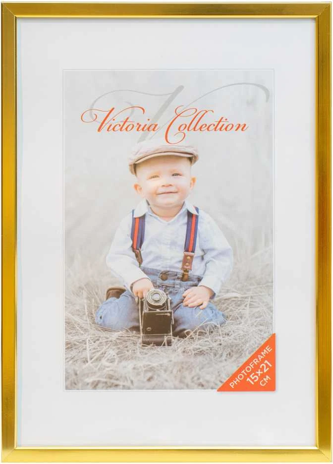 Victoria Collection Nuotraukų rėmelis Aliuminis 15x21, auksinis