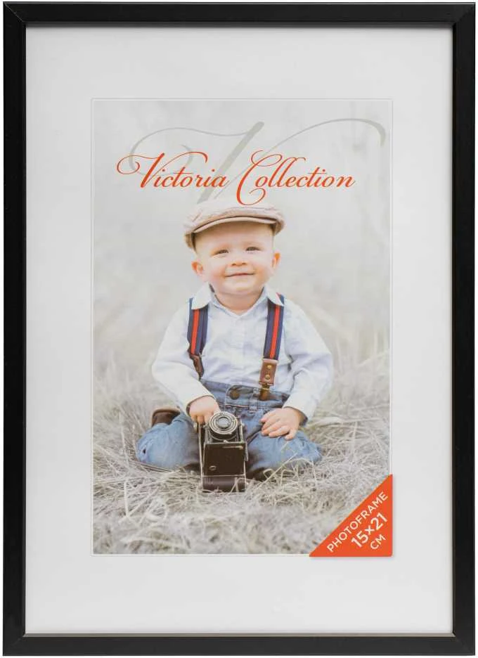 Victoria Collection Nuotraukų rėmelis Aliuminis 15x21, juodas
