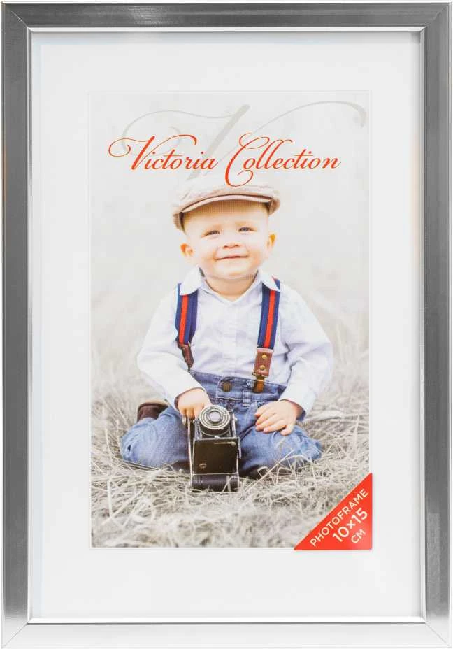 Victoria Collection Nuotraukų rėmelis Aliuminis 10x15, sidabras