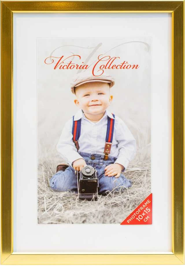 Victoria Collection Nuotraukų rėmelis Aliuminis 10x15, auksinis