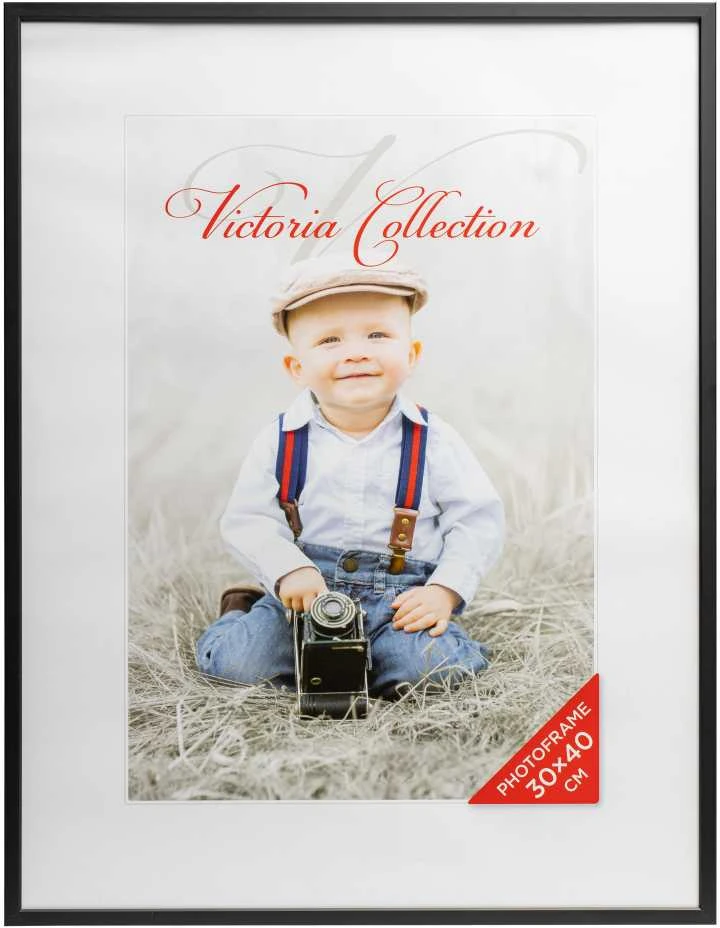 Victoria Collection Nuotraukų rėmelis Aliuminis 30x40, juodas