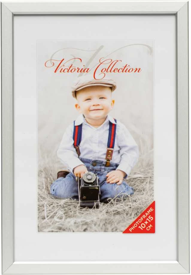 Victoria Collection Nuotraukų rėmelis Aliuminis 10x15, pilkas
