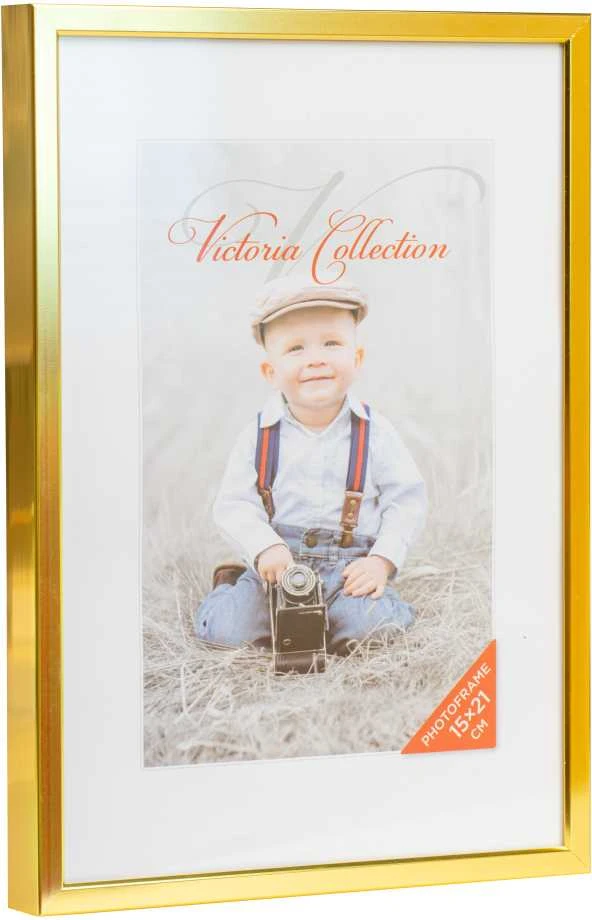 Victoria Collection Nuotraukų rėmelis Aliuminis 15x21, auksinis