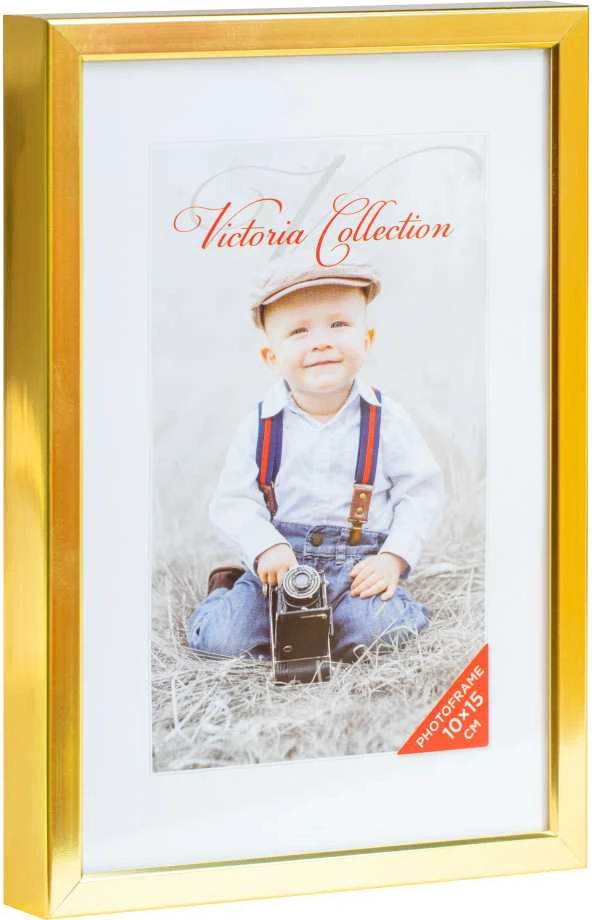 Victoria Collection Nuotraukų rėmelis Aliuminis 10x15, auksinis
