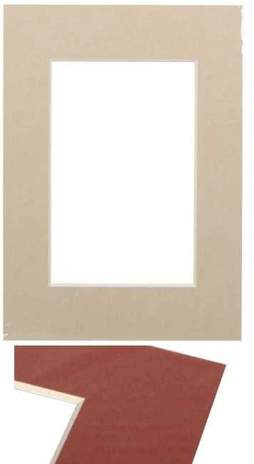 Nuotraukų rėmelis Victoria Collection Paspartu 15x21, smėlio spalvos