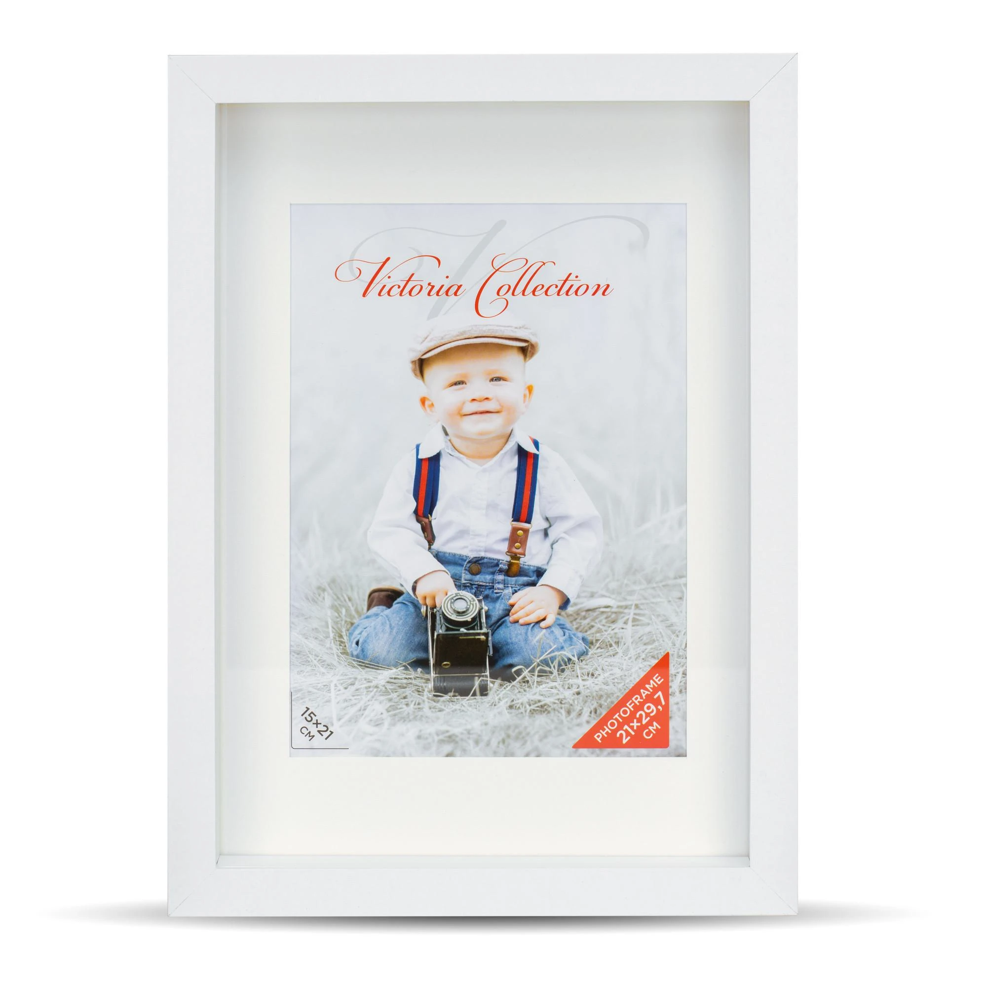 Victoria Collection Nuotraukų rėmelis 3D 21x29,7 baltas
