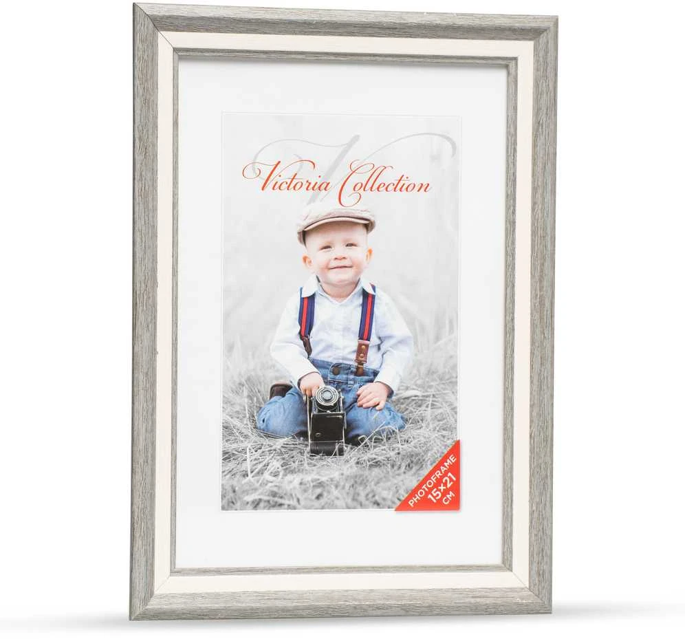 Victoria Collection Nuotraukų rėmelis Action 2 15x21, pilkas/baltas