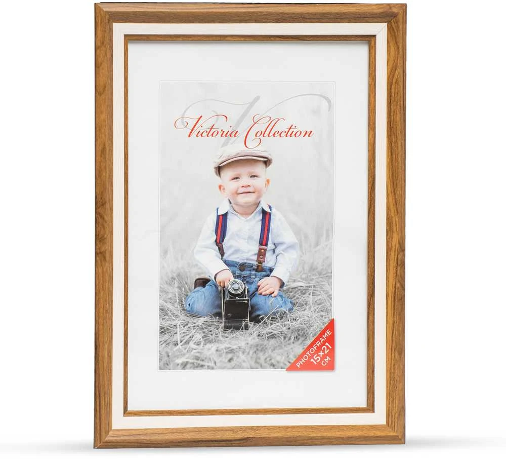 Victoria Collection Nuotraukų rėmelis Action 2 15x21, rudas/baltas