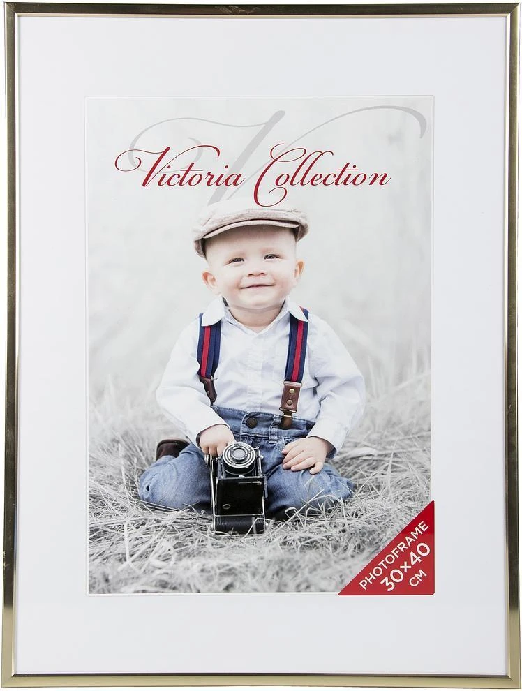 Victoria Collection Nuotraukų rėmelis Aliuminis 30x40, auksinis