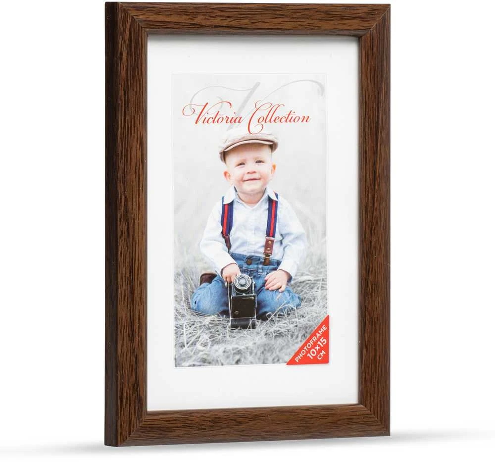 Victoria Collection nuotraukų rėmelis Aura 10x15, rudas