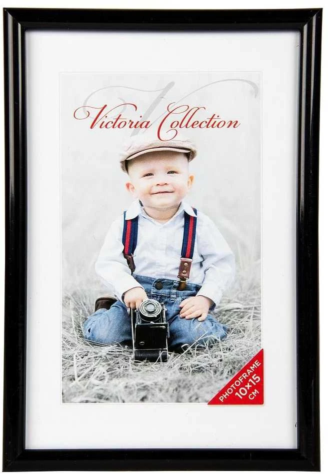 Nuotraukų rėmelis Victoria Collection Photo frame Future 10x15, juodas