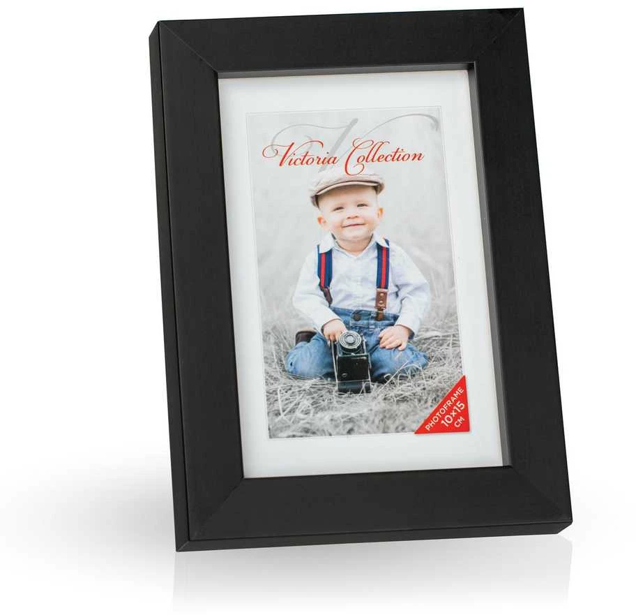 Victoria Collection Cubo nuotraukų rėmelis 10x15, juodas